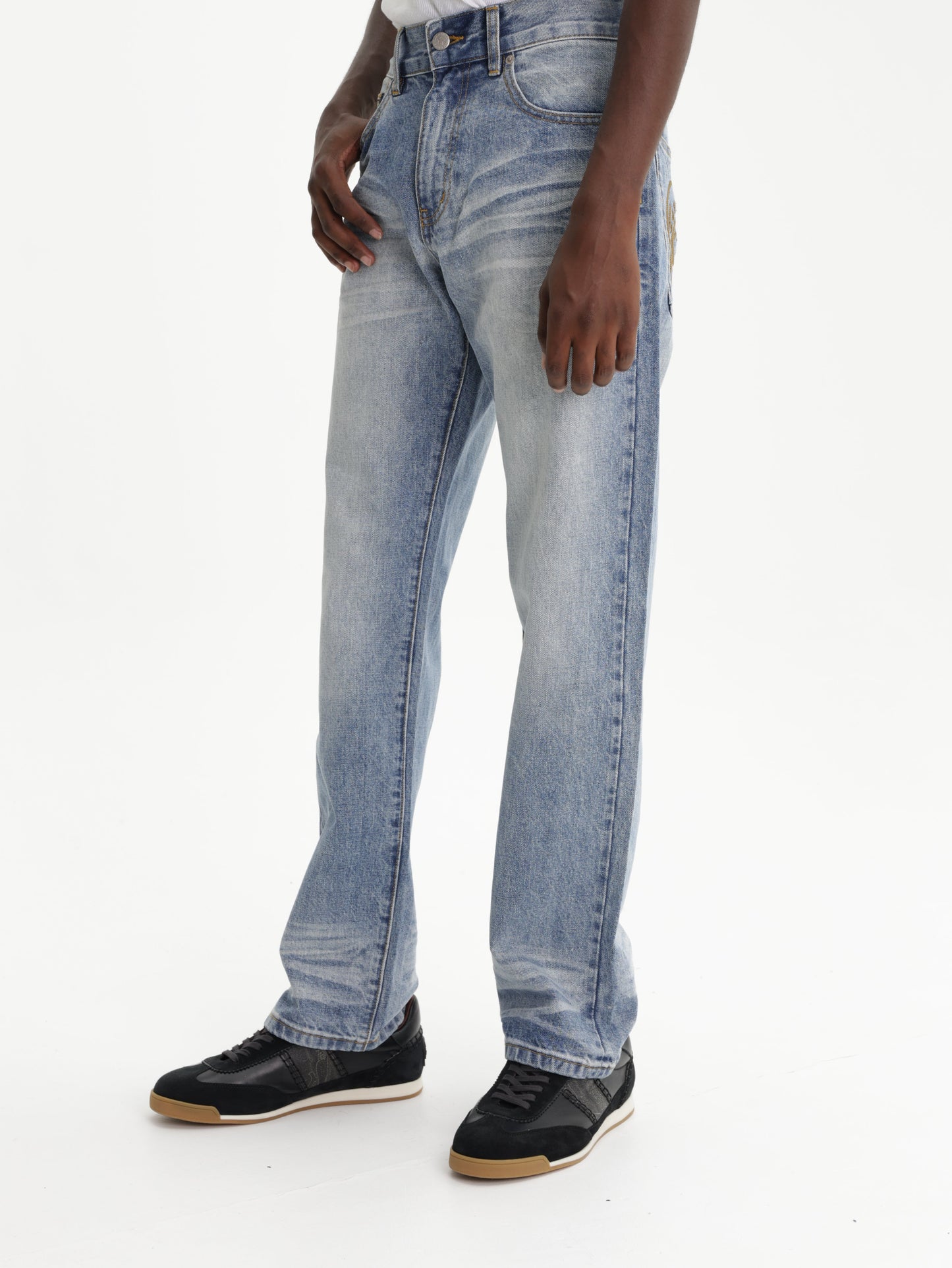 Billionaire Boys Club Jeans Astro Selvedge Denim Heavy Wash Blue