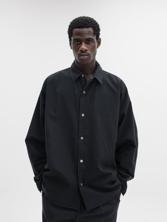 Fear of God Overshirt  Essentials Canvas Black