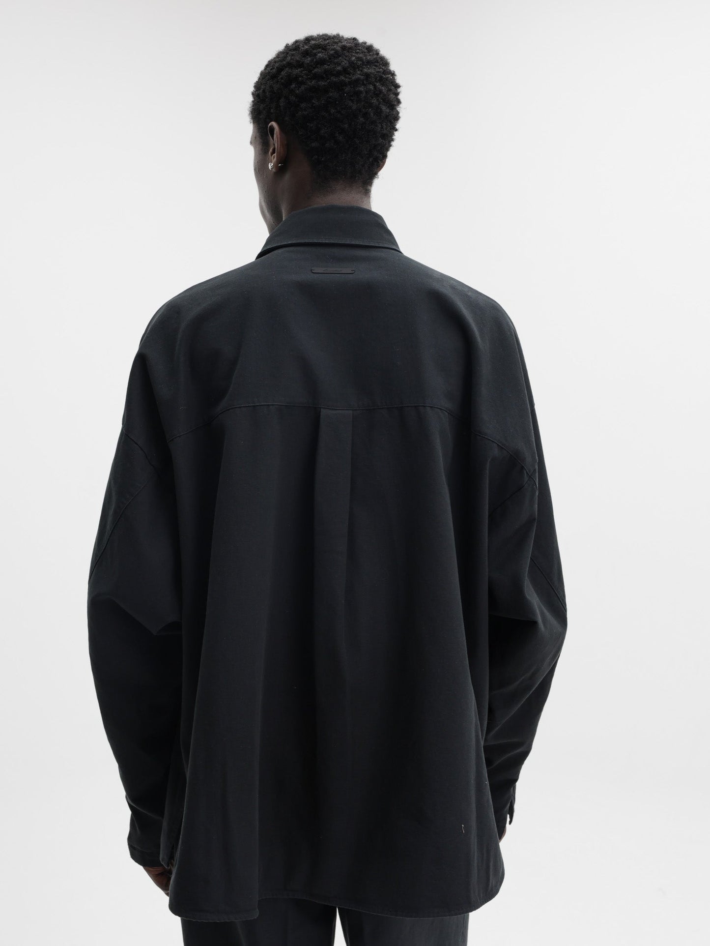 Fear of God Overshirt  Essentials Canvas Black