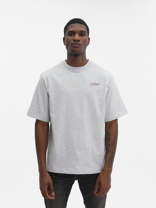 Casablanca T-Shirt Pvc Patch Oversized Grey