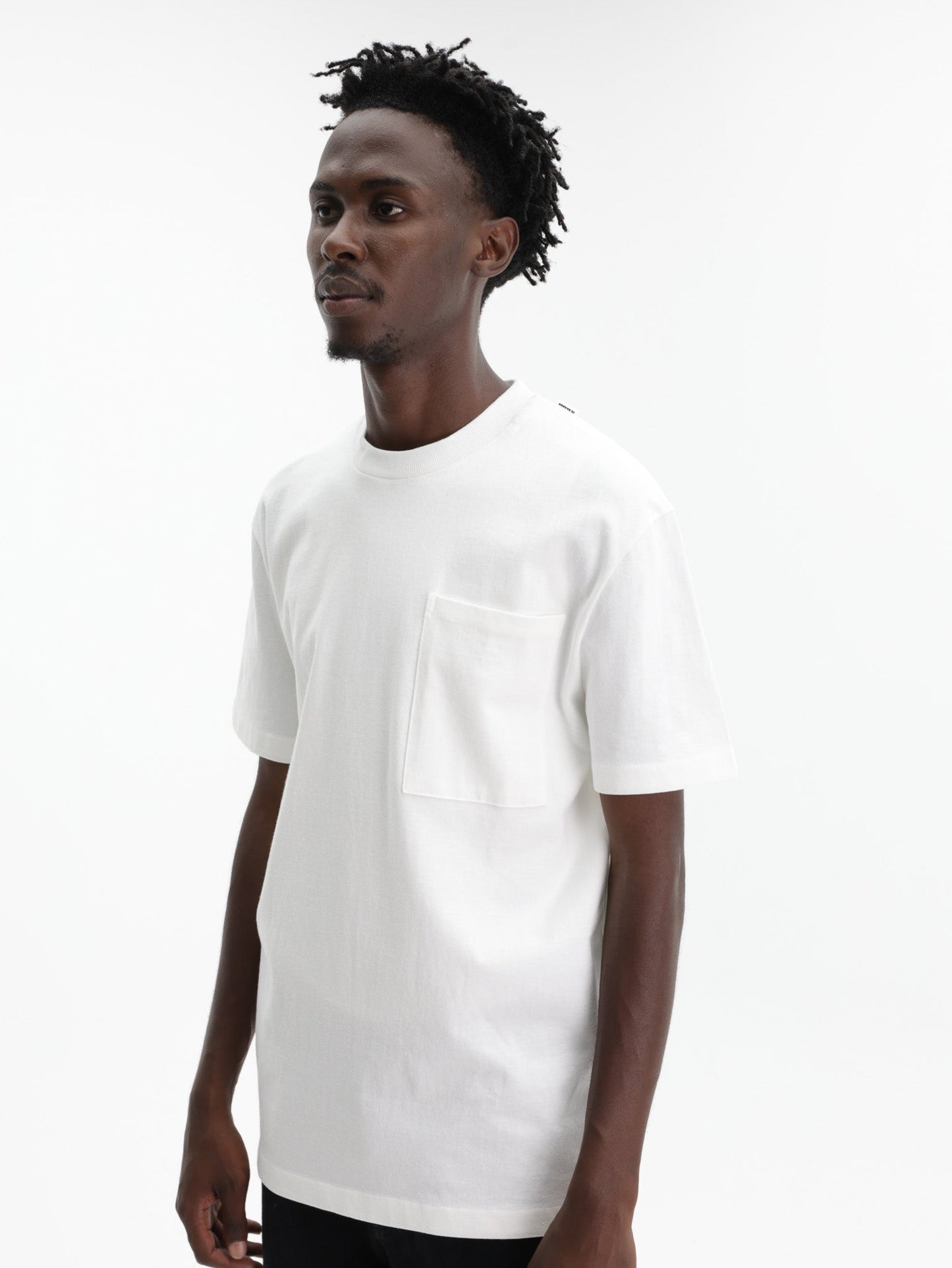 Jil Sander Crew Pocket White