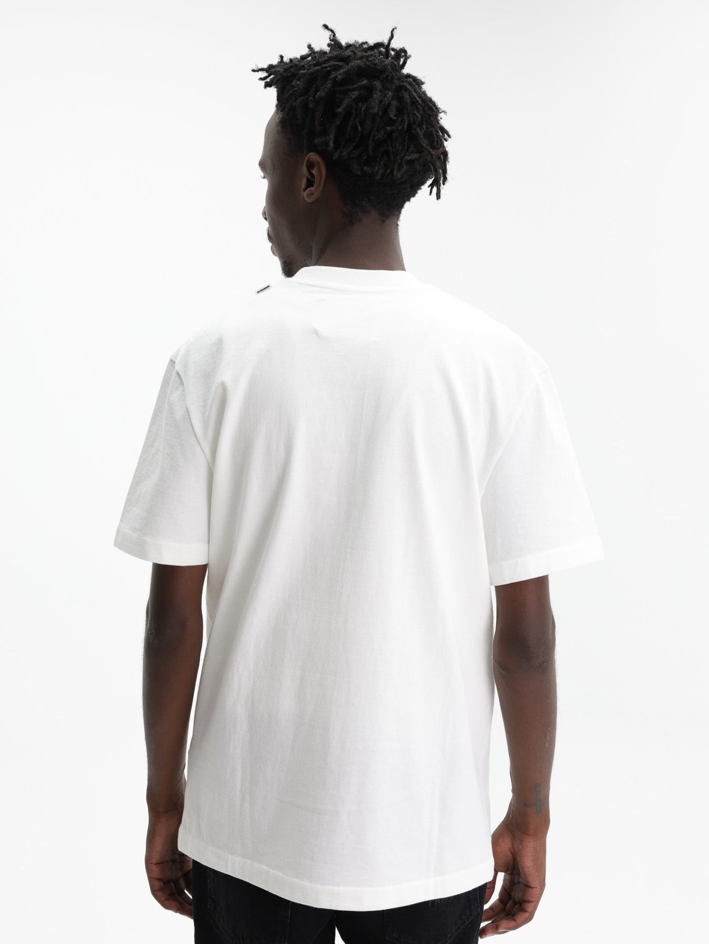 Jil Sander Crew Pocket White