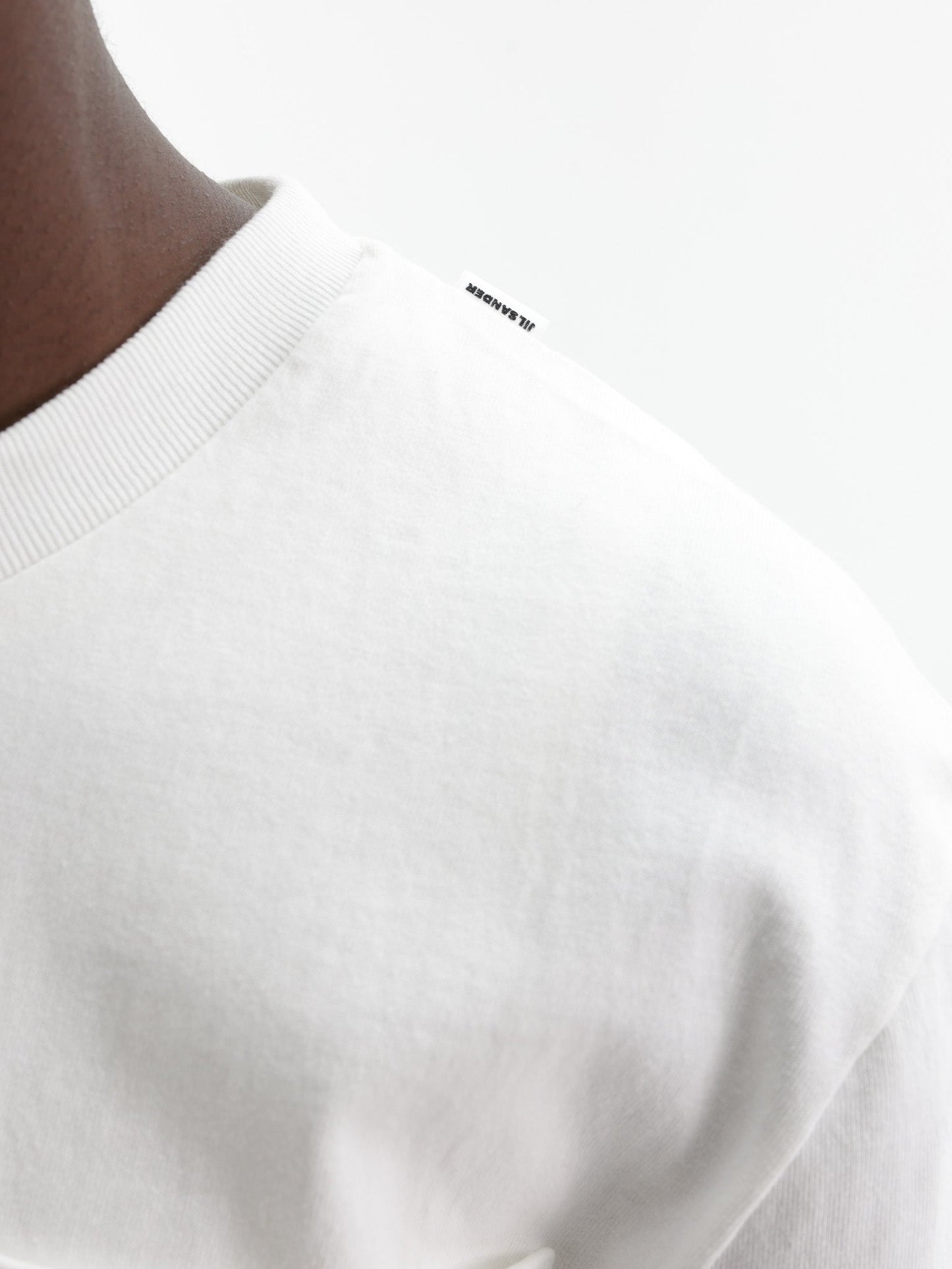 Jil Sander Crew Pocket White