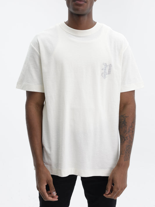 Purple T-Shirt Textured Off White