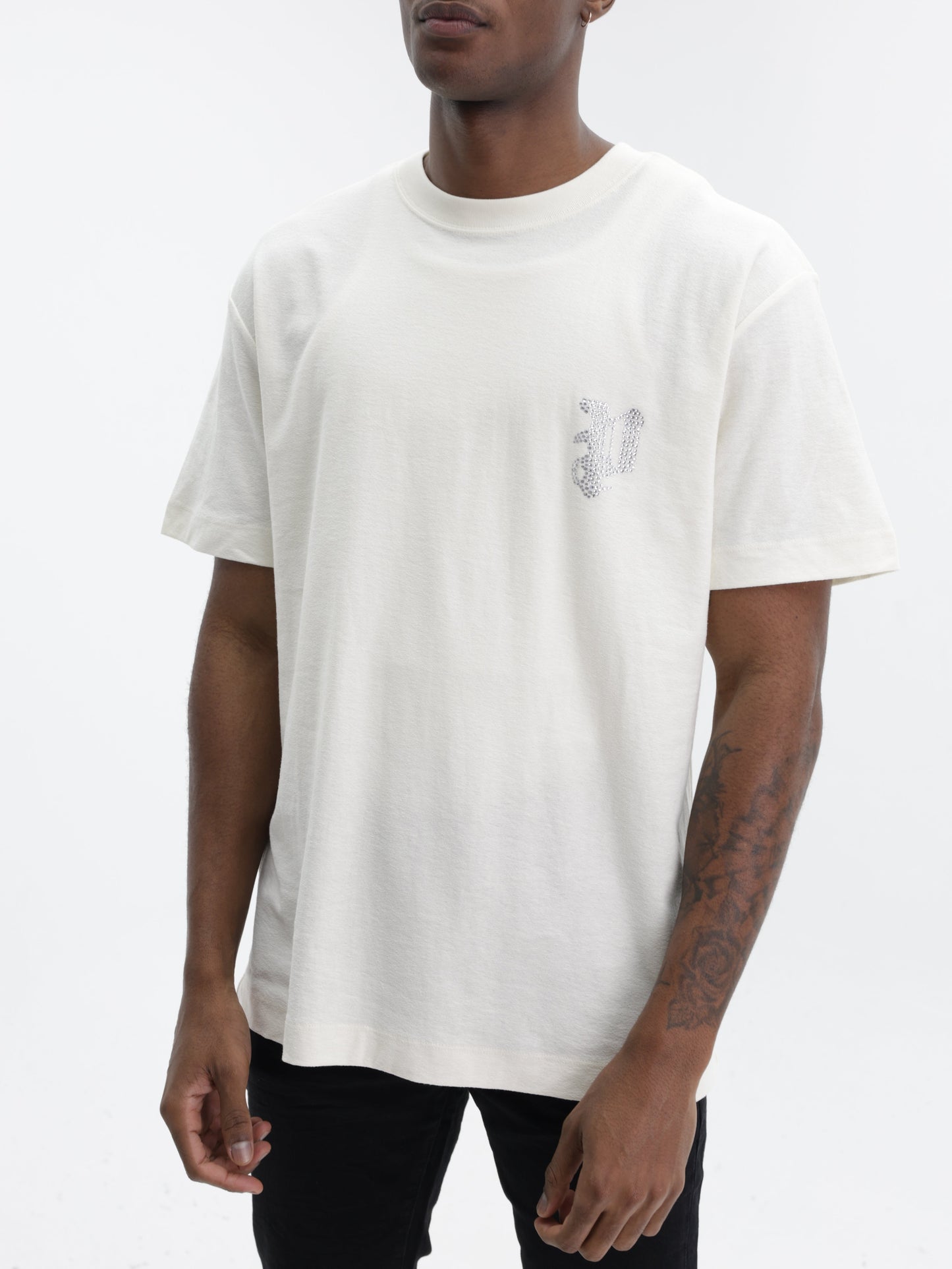Purple T-Shirt Textured Off White