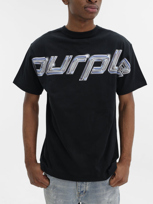 Purple T-Shirt Hwt  Black