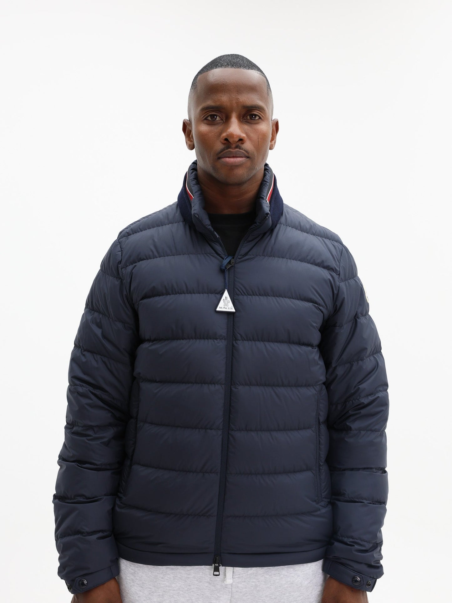 Moncler Jacket Brendann Puffer Logo Navy