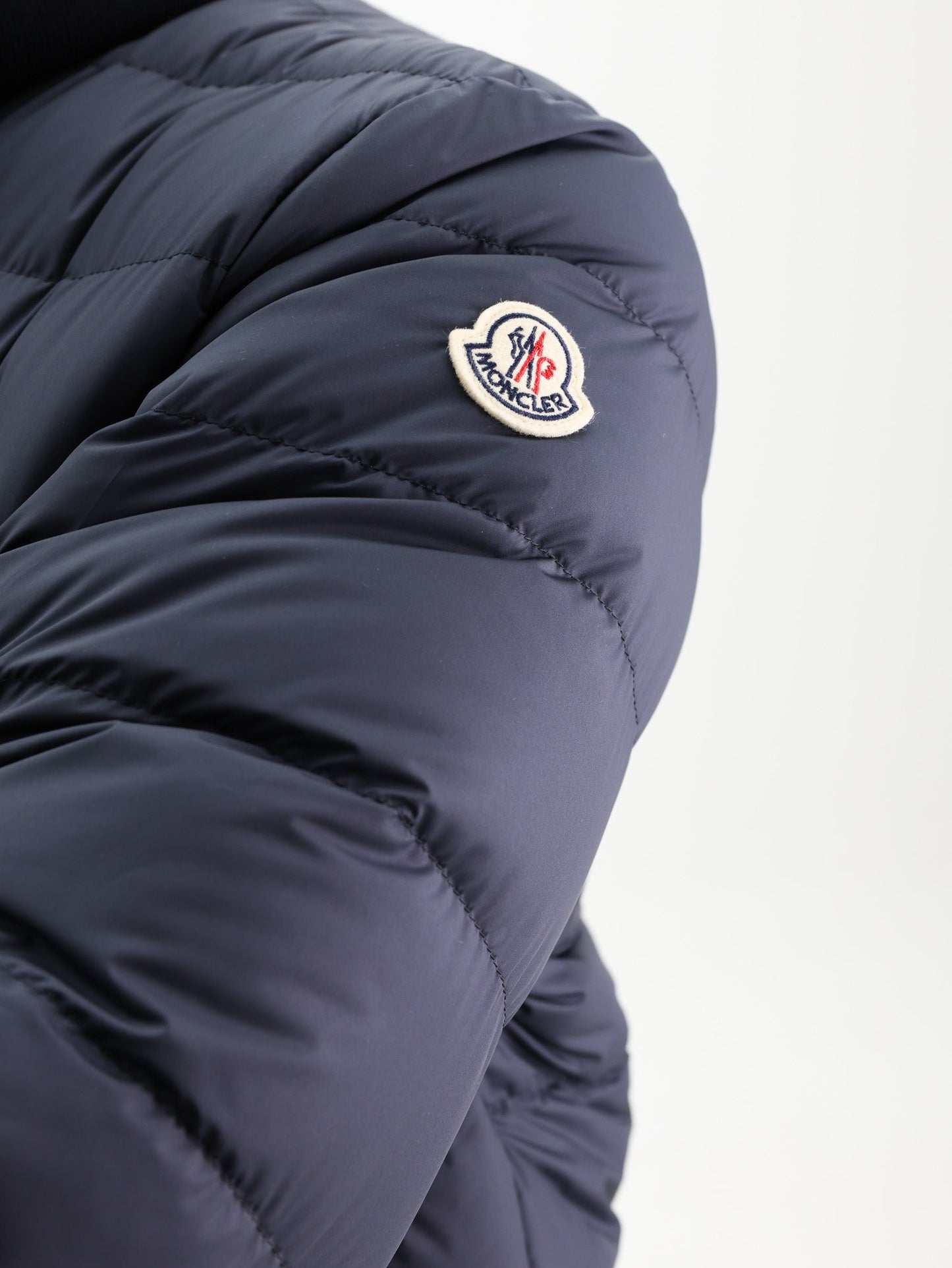 Moncler Jacket Brendann Puffer Logo Navy