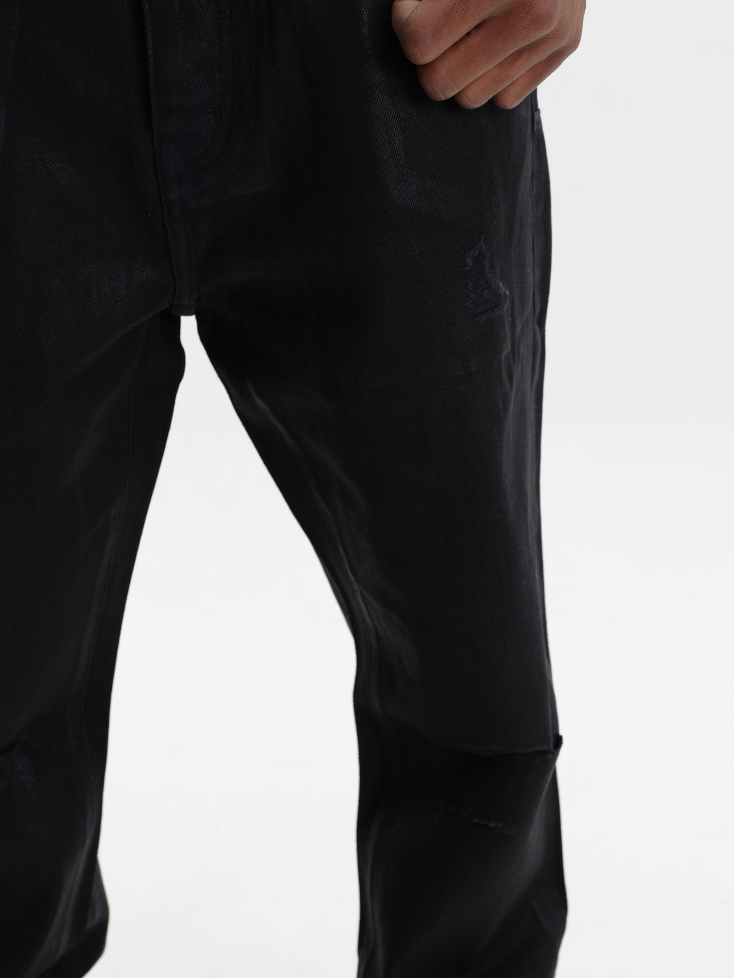 Purple Jeans Rinsed Dark Black