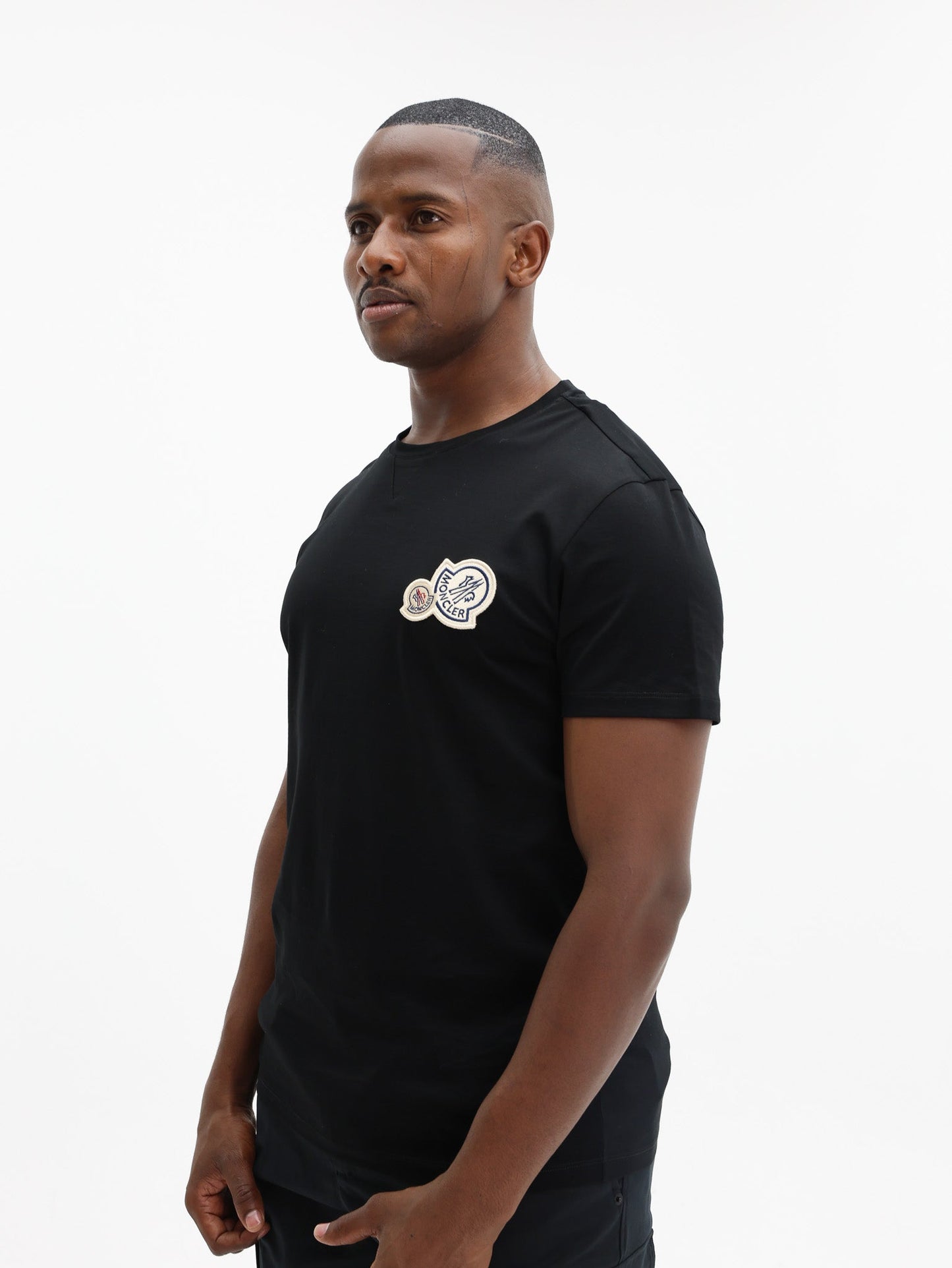 Moncler T-Shirt Maglia Logo Black