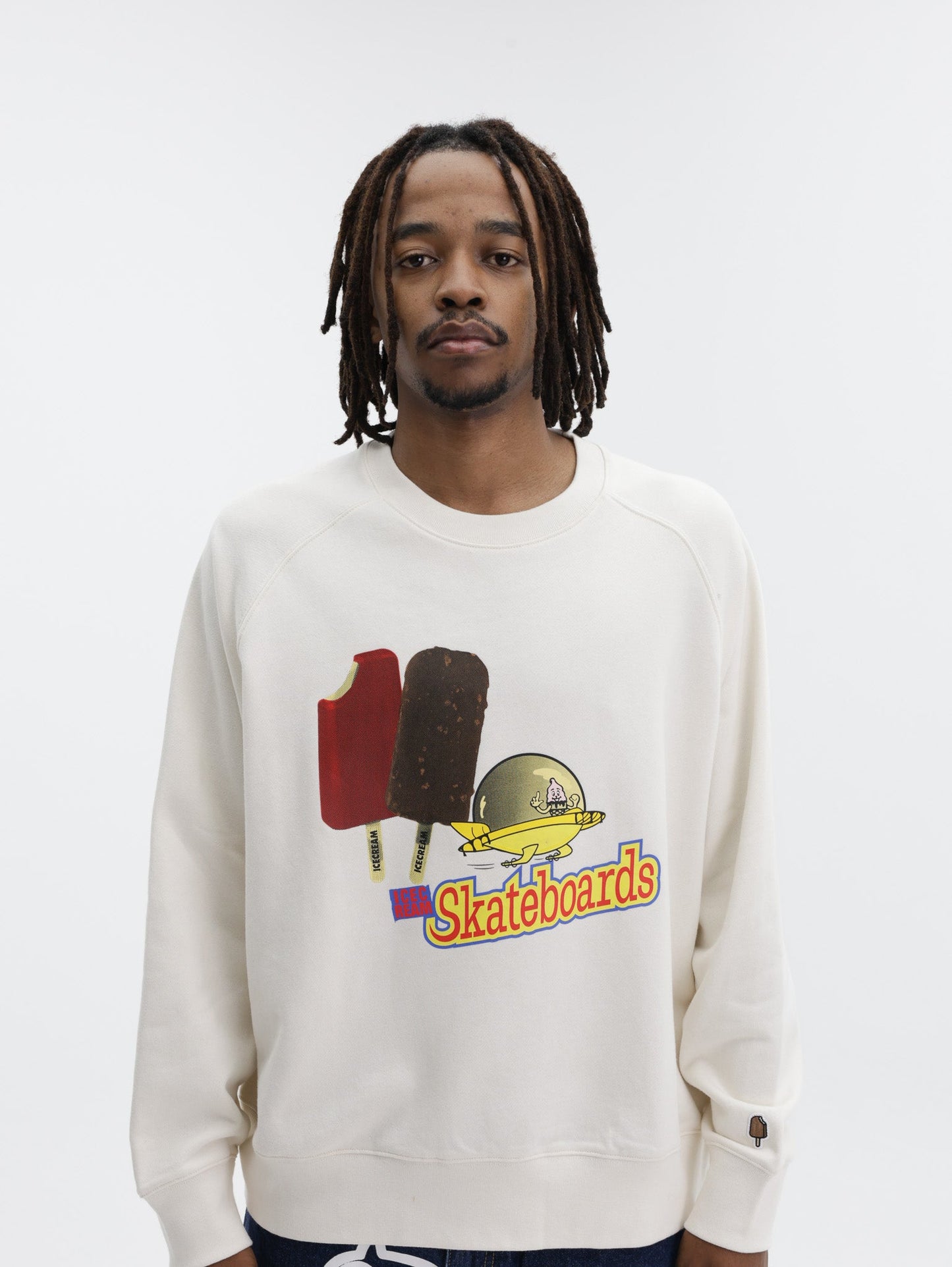 Icecream Sweater Flying Car Off-White