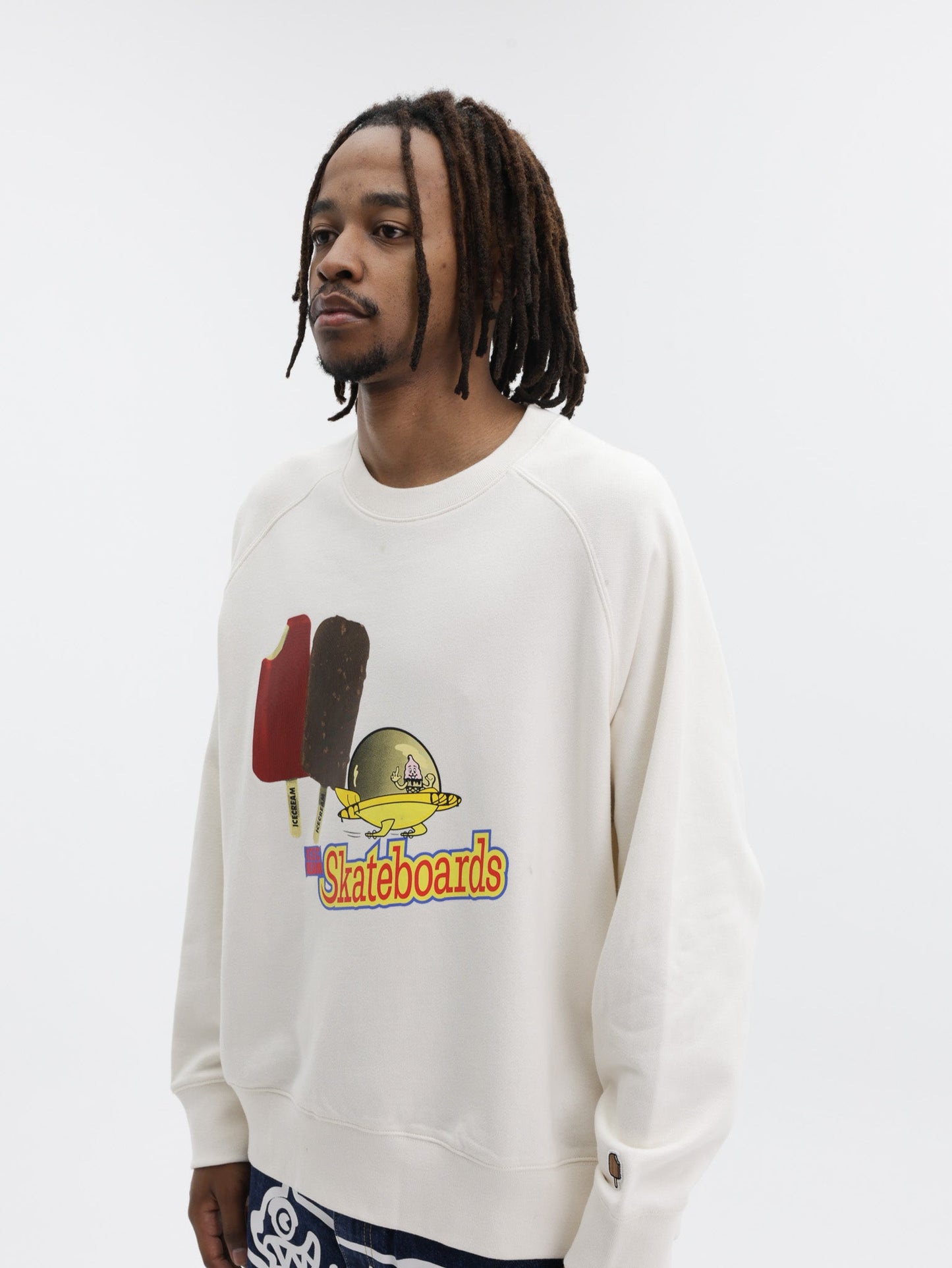 Icecream Sweater Flying Car Off-White