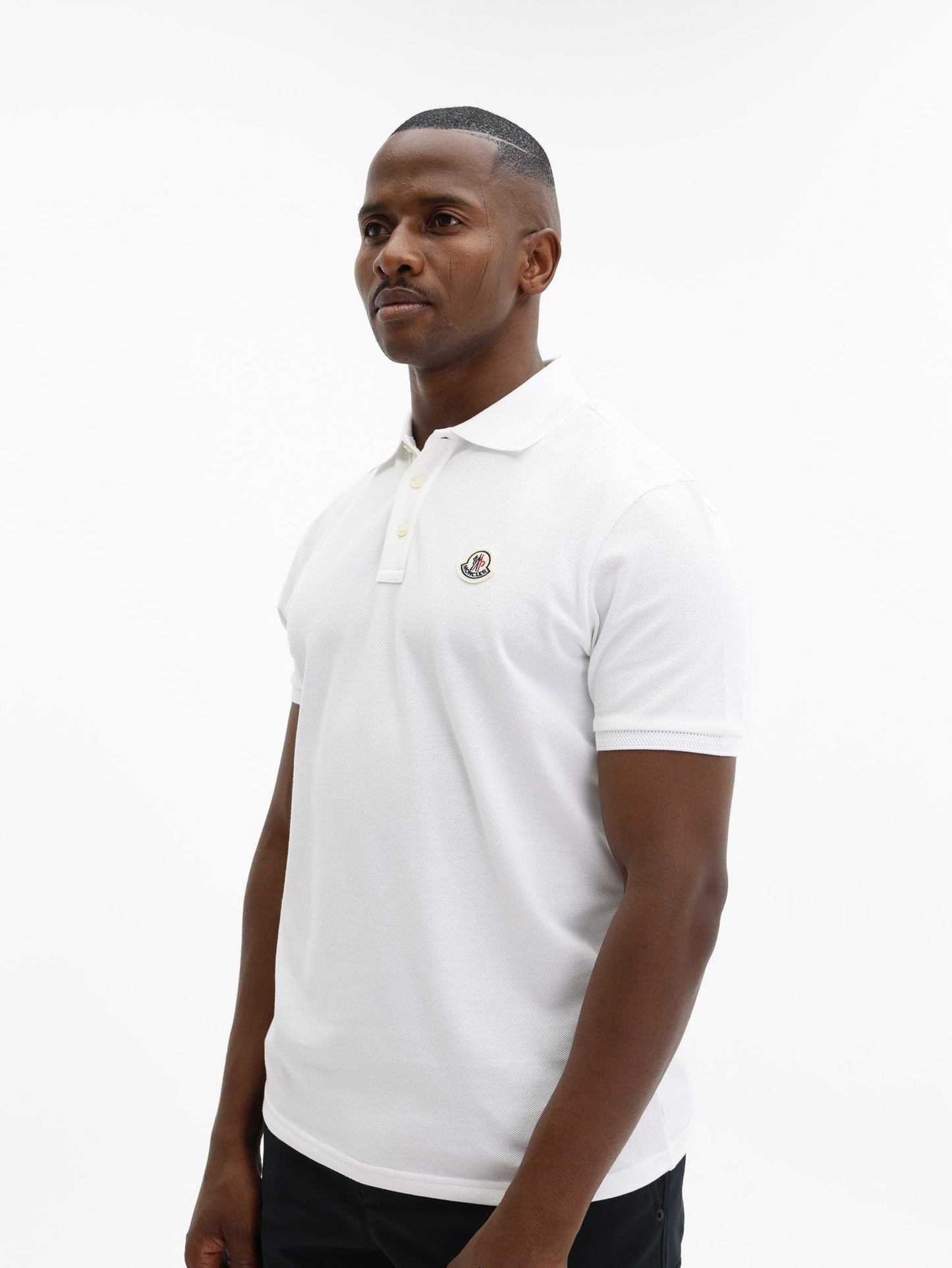 Moncler Golfer Logo White