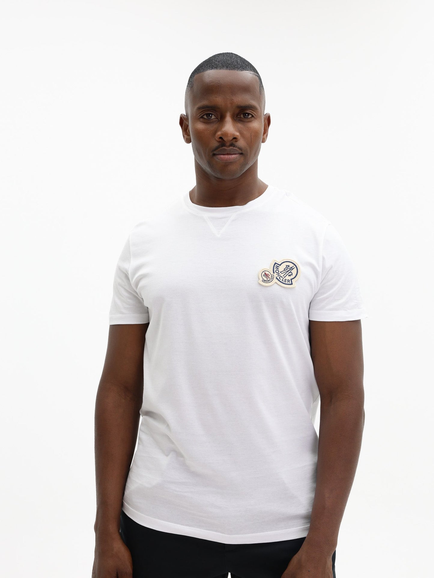 Moncler T-Shirt Maglia Logo White