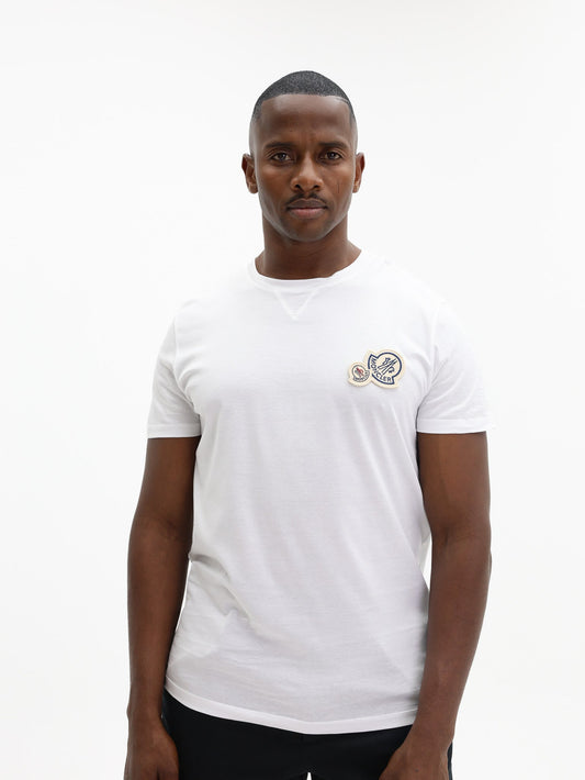Moncler T-Shirt Maglia Logo White