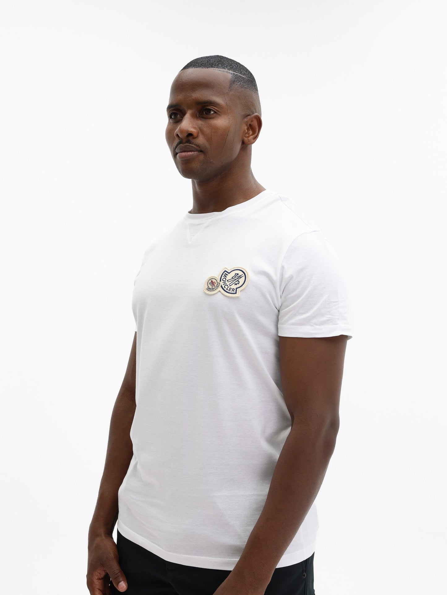 Moncler T-Shirt Maglia Logo White