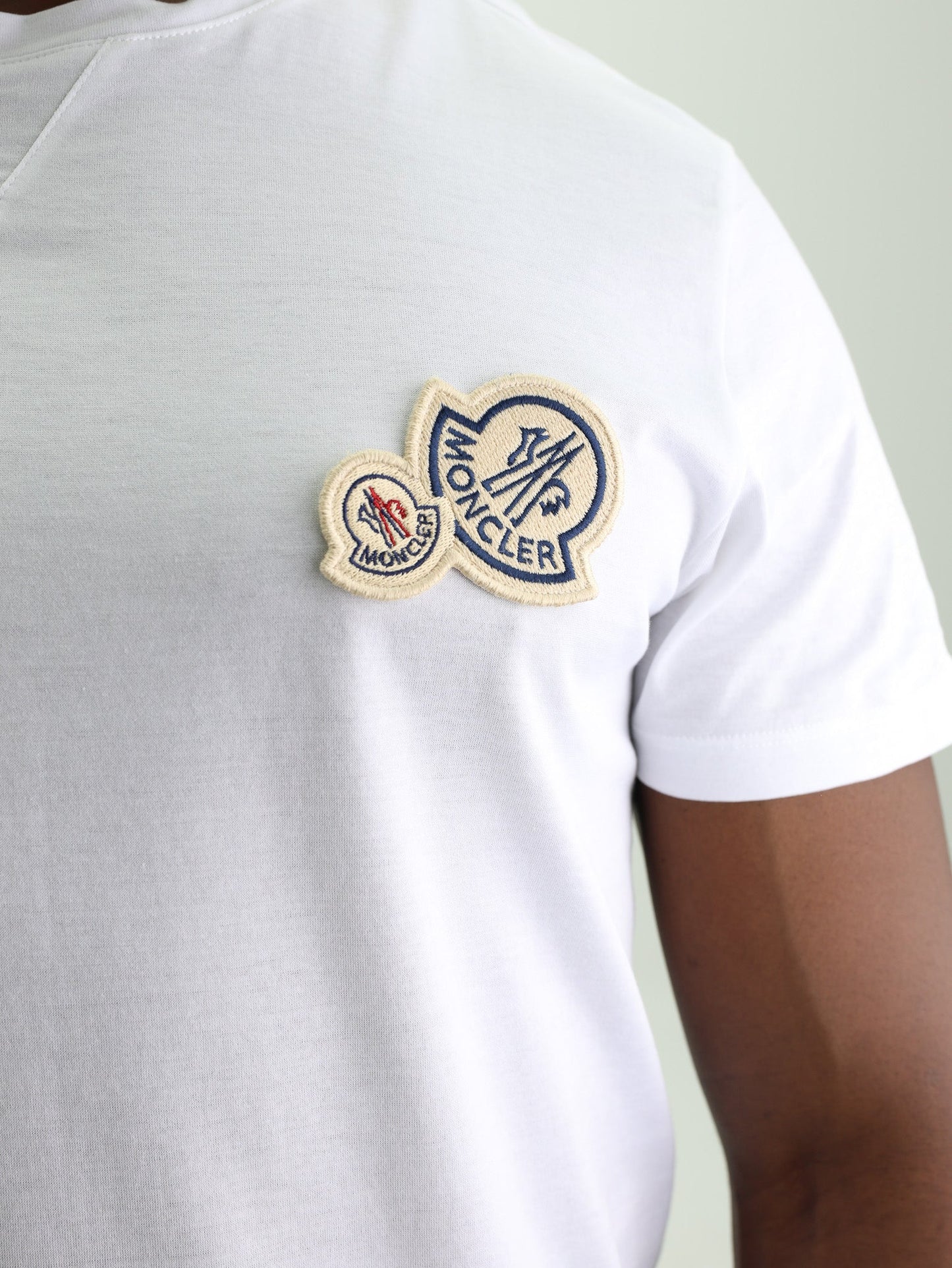 Moncler T-Shirt Maglia Logo White
