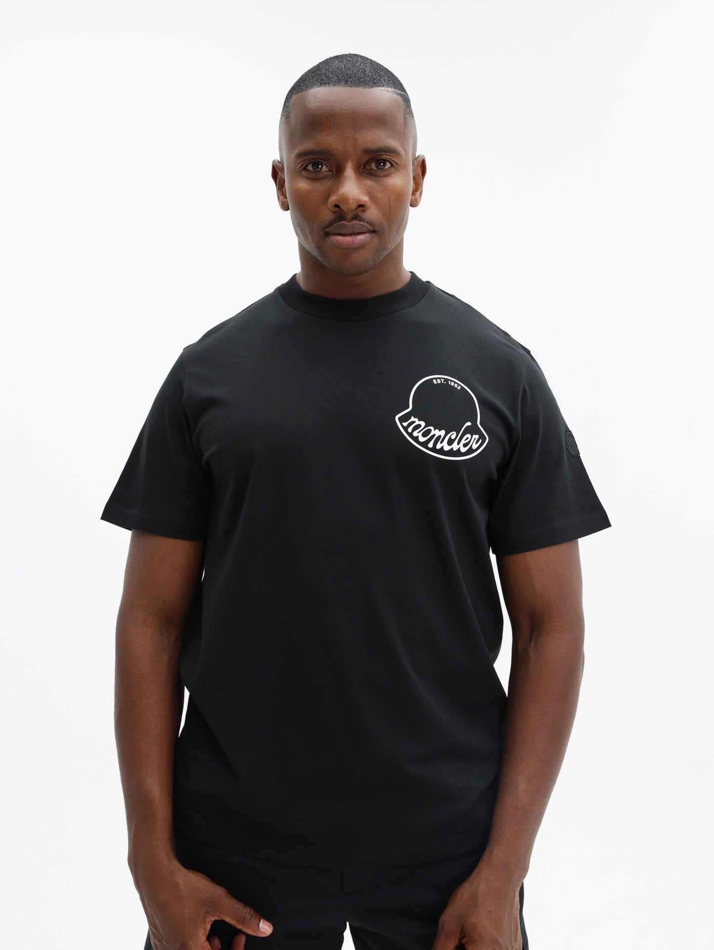 Moncler T-Shirt Logo Black