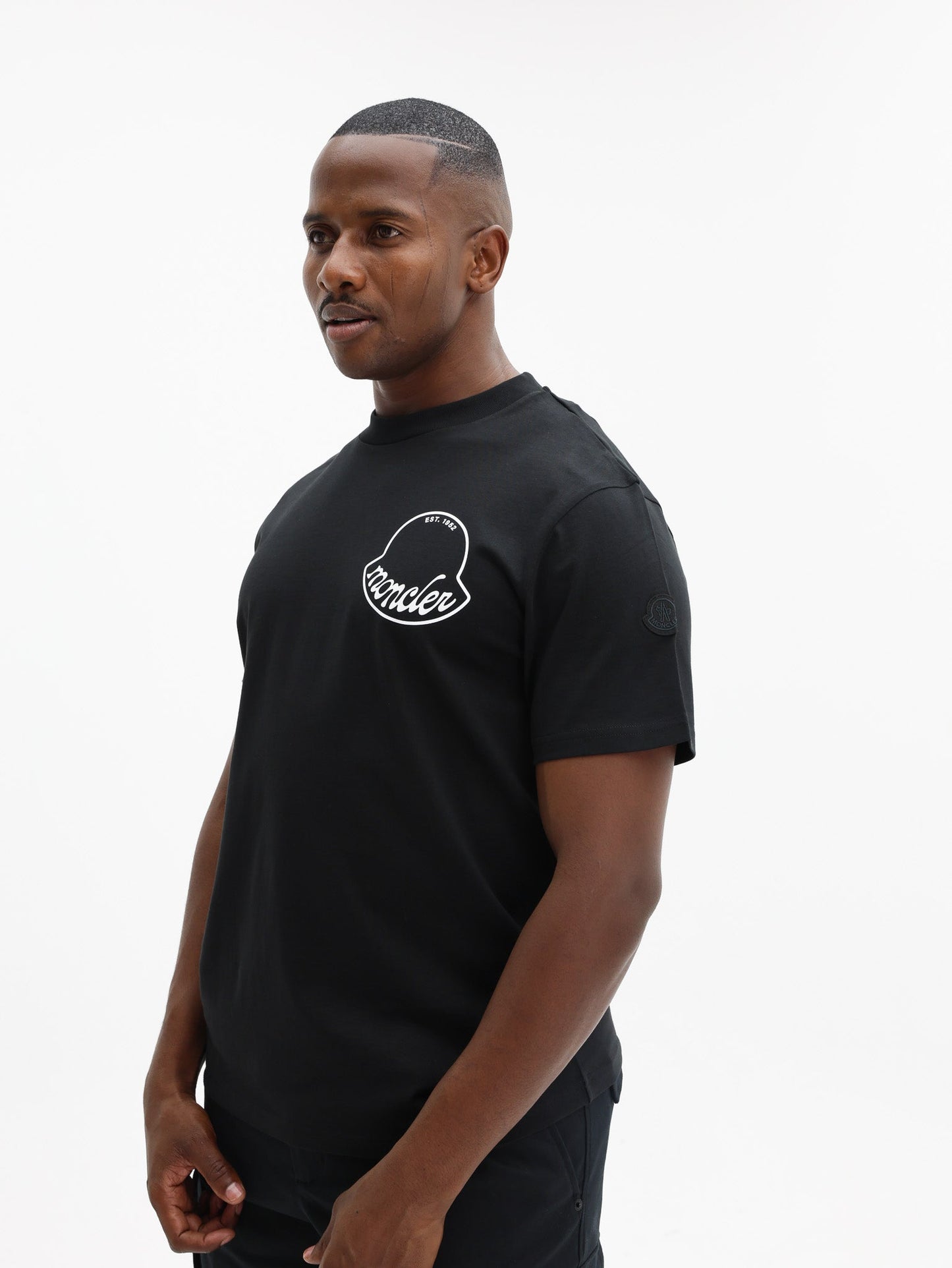 Moncler T-Shirt Logo Black