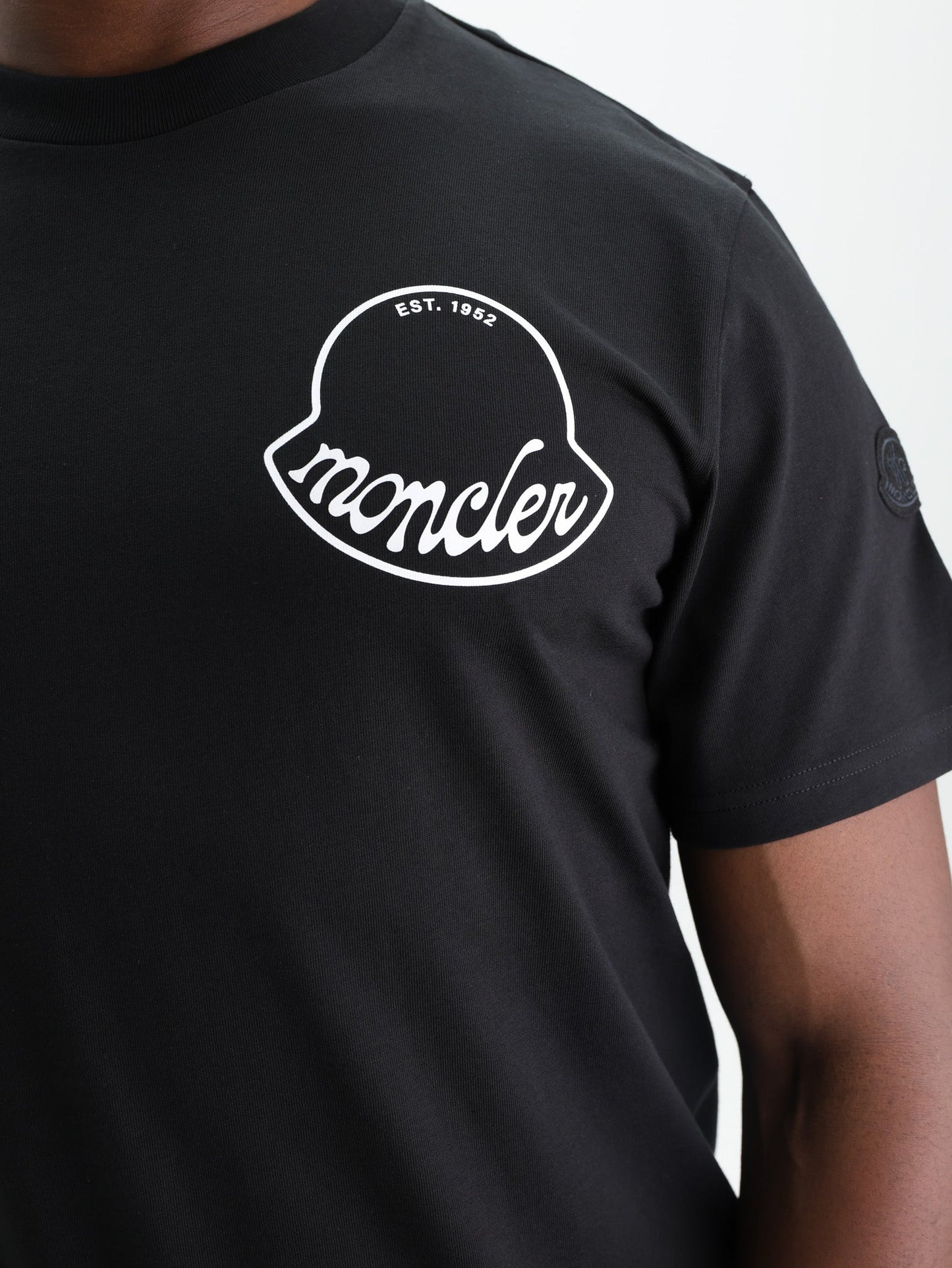 Moncler T-Shirt Logo Black