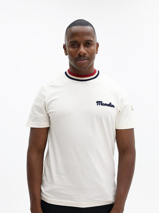Moncler T-Shirt Logo Off-White