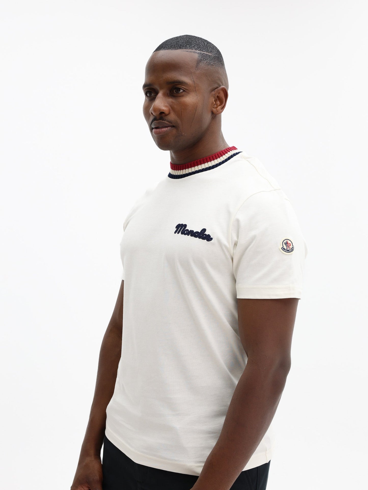 Moncler T-Shirt Logo Off-White