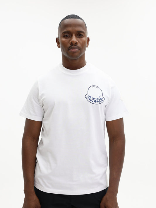 Moncler T-Shirt Logo White