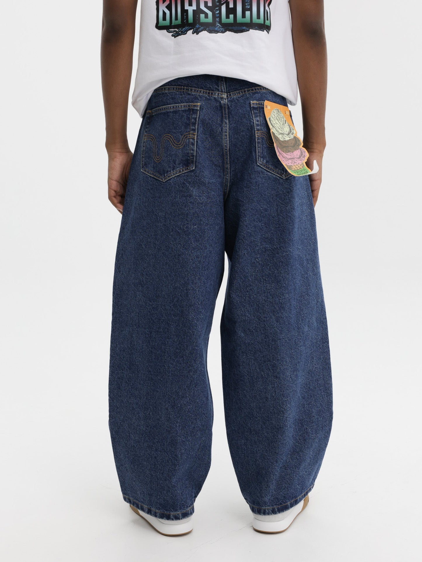 Icecream Running Dog Denim Pants Indigo