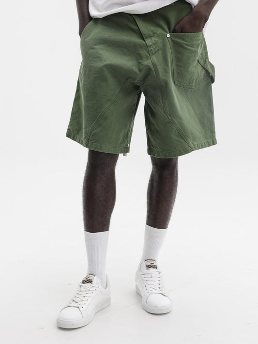 Jw Anderson Shorts Denim Dark Green