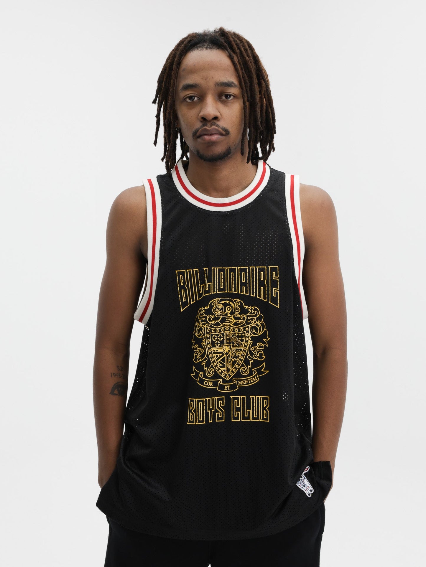 Billionaire Boys Club T-Shirt Basketball Crest Black