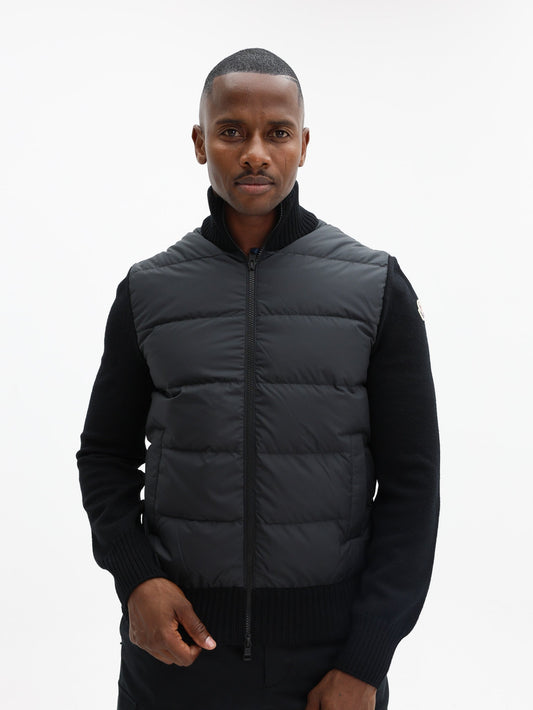 Moncler Cardigan Tricot Black