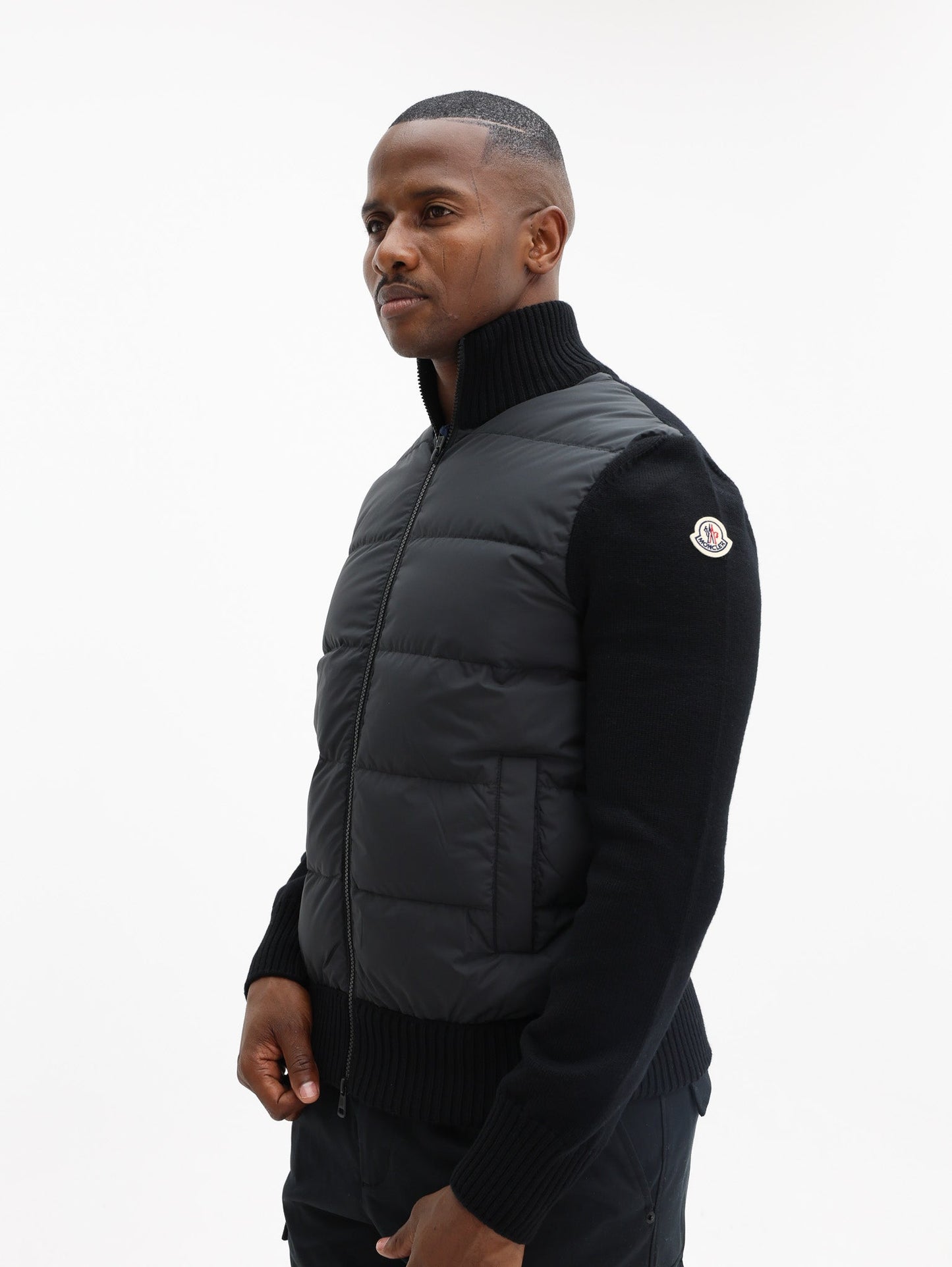 Moncler Cardigan Tricot Black