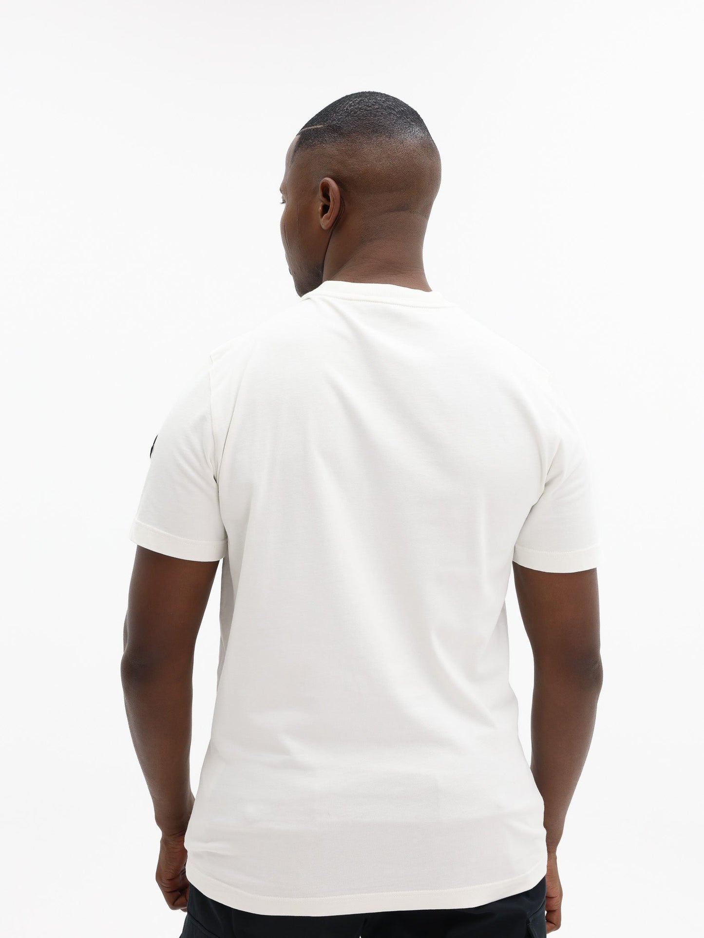 Moncler T-Shirt Smudge Logo White