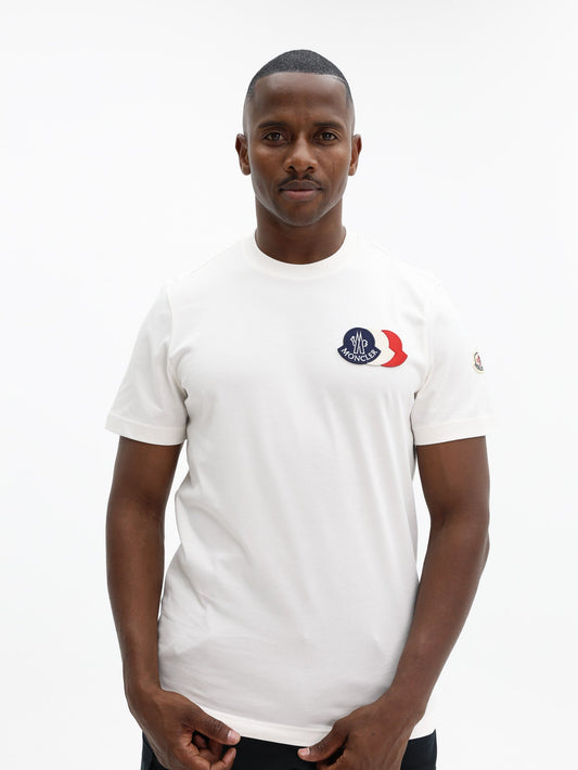 Moncler T-Shirt Logo Off-White