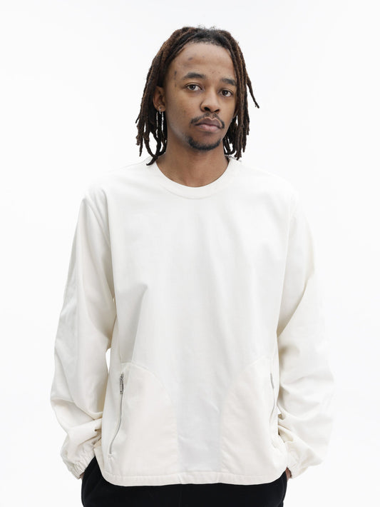 Jil Sander Sweater Pocket Zip White