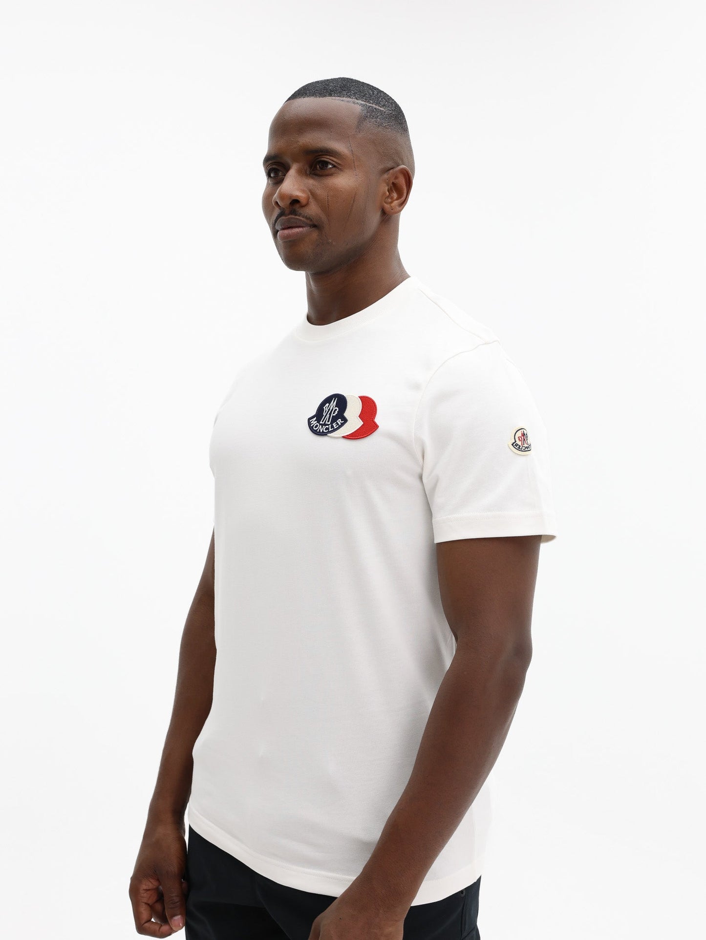 Moncler T-Shirt Logo Off-White