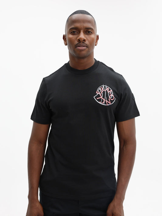 Moncler T-Shirt Logo Black