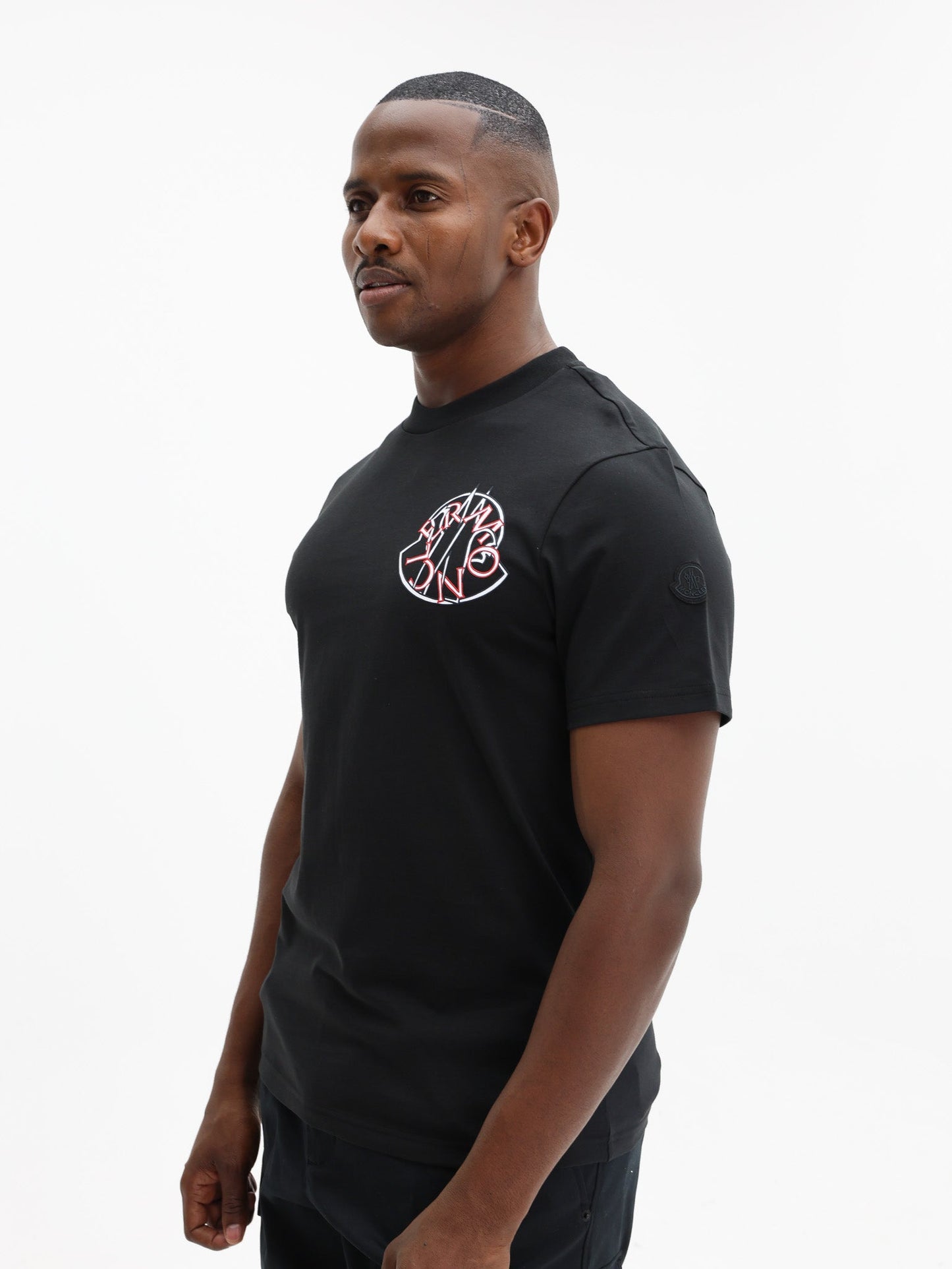 Moncler T-Shirt Logo Black