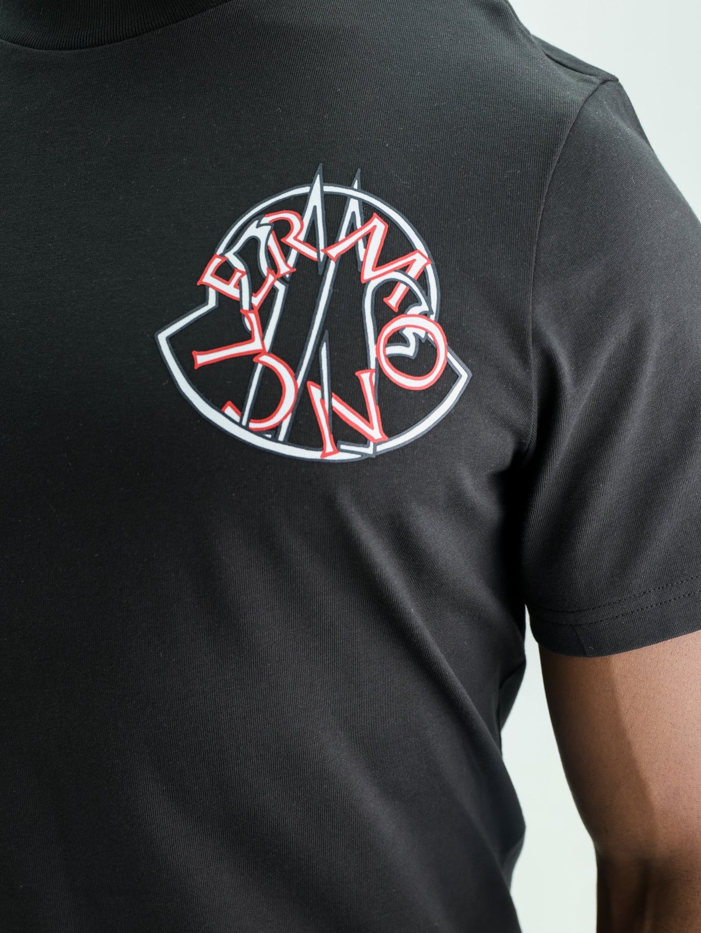 Moncler T-Shirt Logo Black