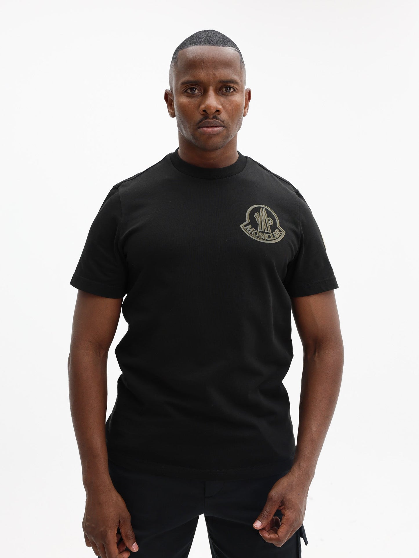Moncler T-Shirt Logo Black