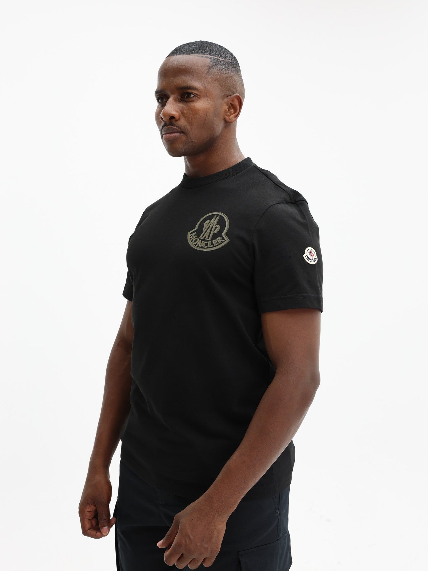 Moncler T-Shirt Logo Black