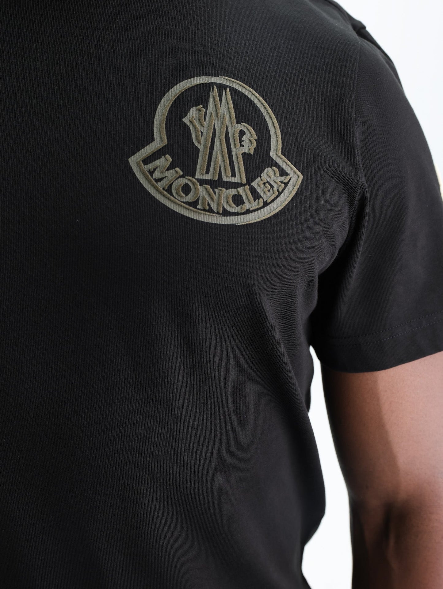 Moncler T-Shirt Logo Black