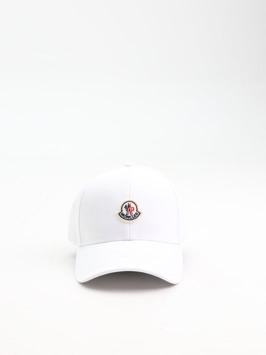 Moncler Cap Logo White
