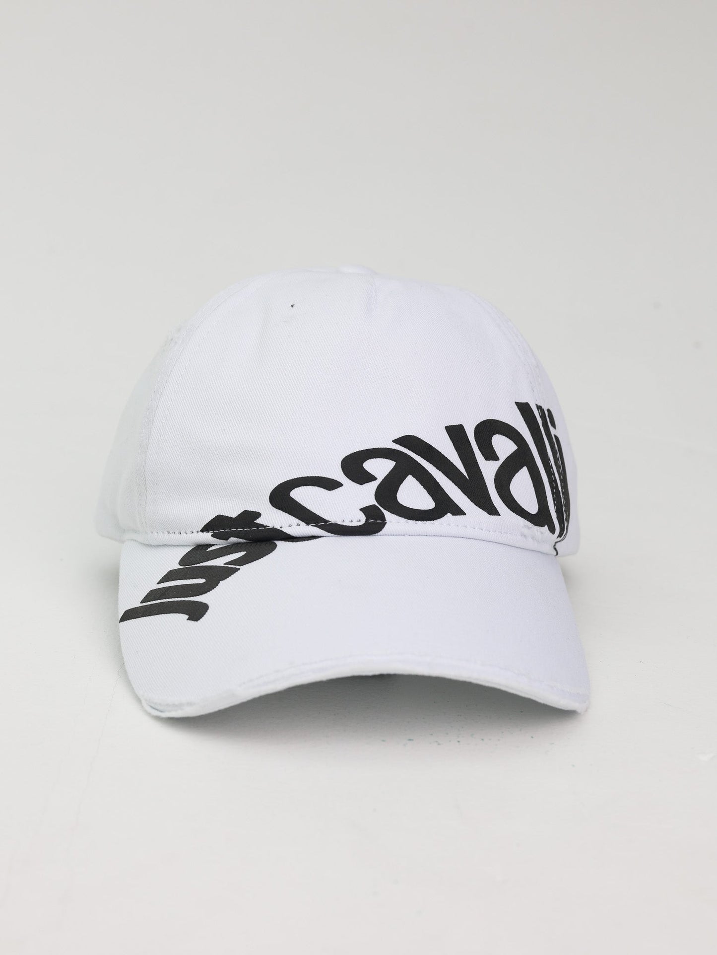 Just Cavalli Cap Baseball Logo Rubber Up White