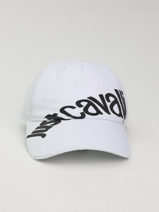 Just Cavalli Cap Baseball Logo Rubber Up White