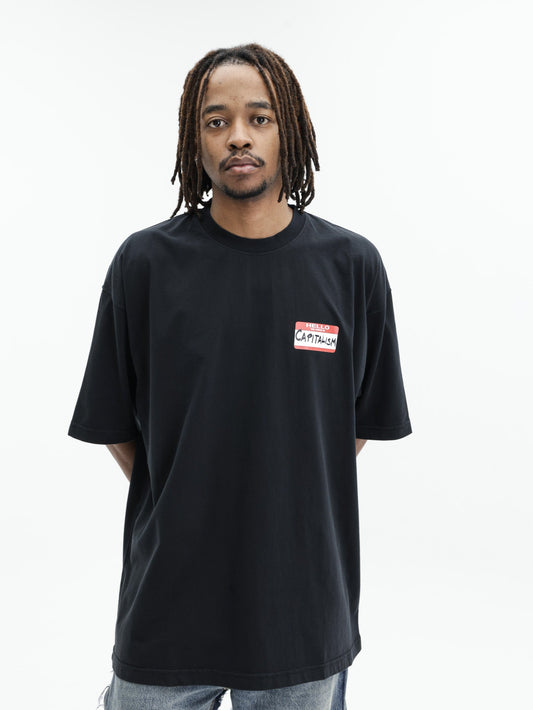 Vetements T-Shirt Sticker Black
