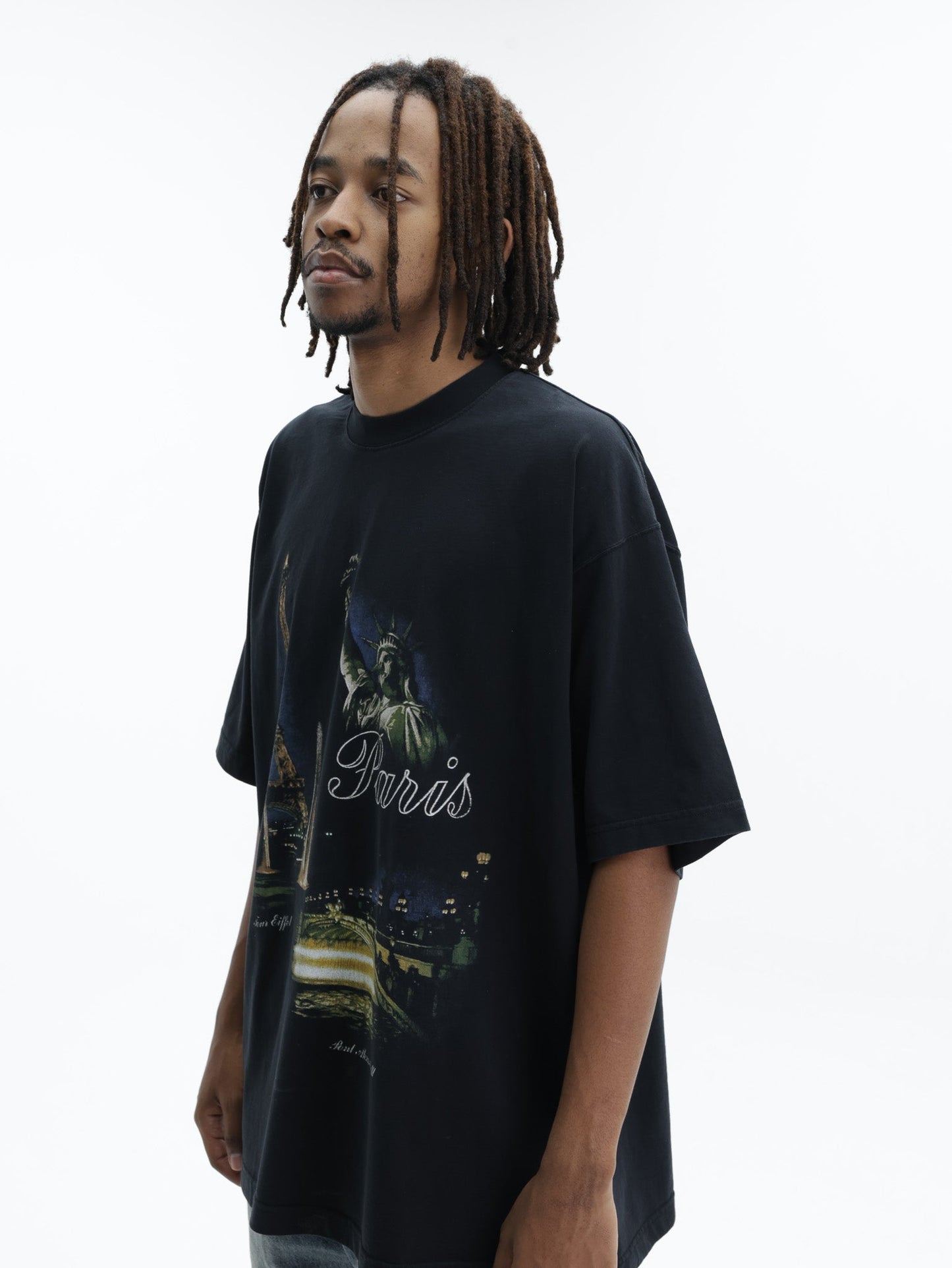 Vetements T-Shirt Paris Tourist Black