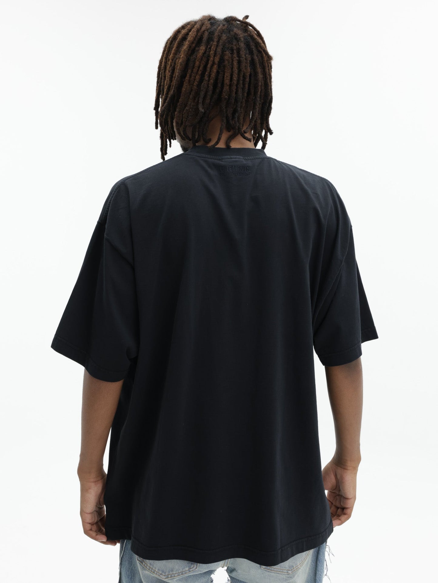 Vetements T-Shirt Paris Tourist Black