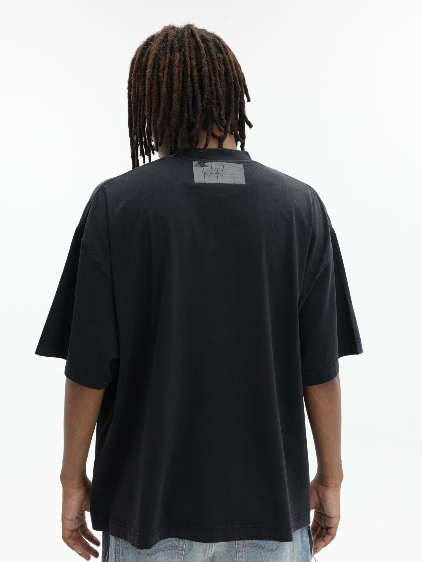 Vetements T-Shirt Taped Logo Black