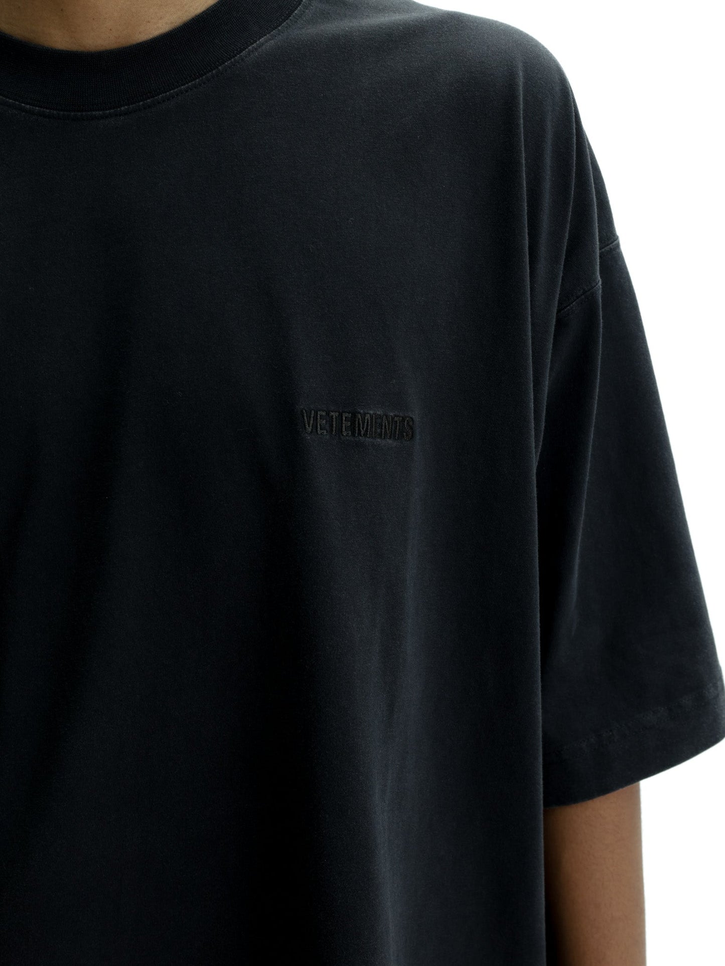 Vetements T-Shirt Iconic Logo Black